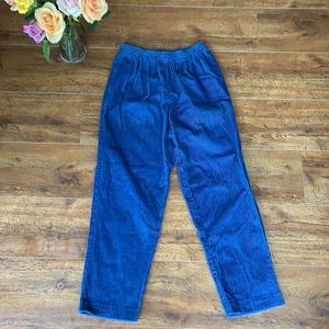 Vintage Blue Corduroy Pants